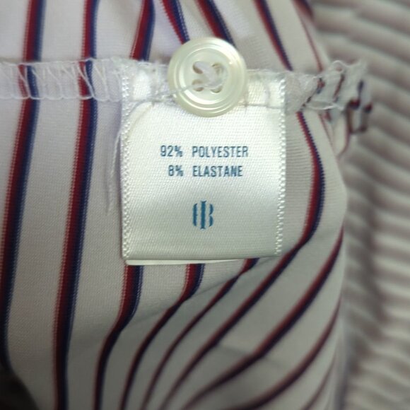Holderness And Borne Shirt Men's L Multicolor Striped Polo - Picture 9 of 11